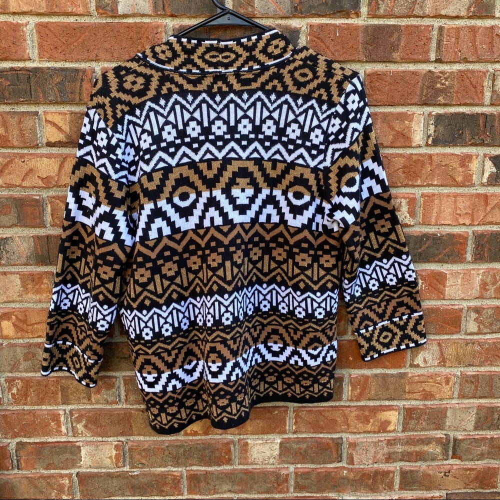Ruby Rd. 90's Vintage Cardigan Jacket Petite Large - Picture 3 of 4